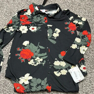 Apt. 9 Floral Button-Up Blouse